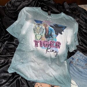 Gildan Green Tiger King Graphic Tee